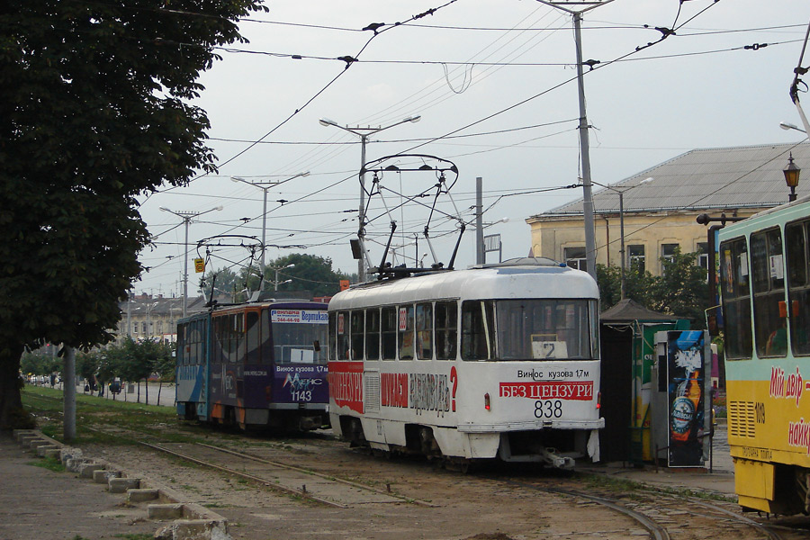 Tatra T4SU #838