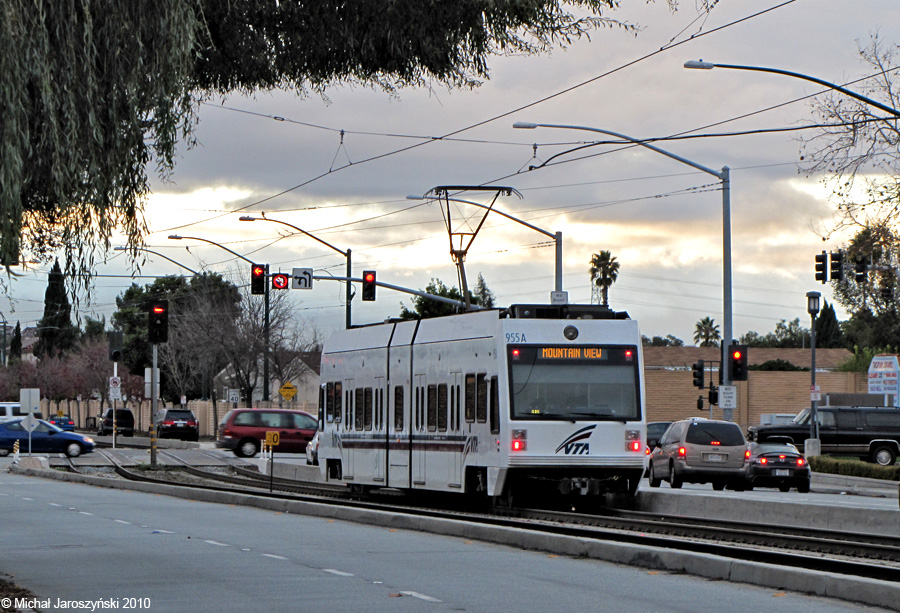 Kinki Sharyo VTA LRV #955