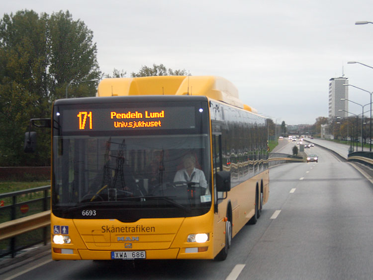 MAN NL313-15 Lion`s City LL CNG #6693