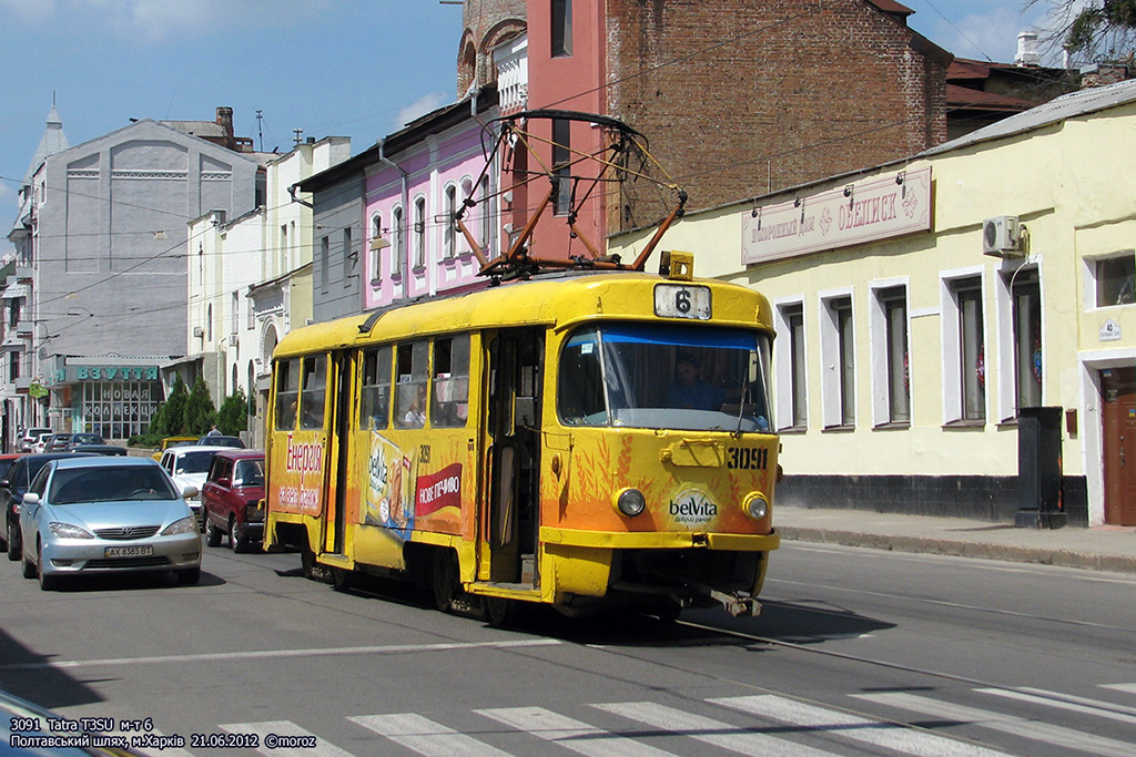Tatra T3SU #3091