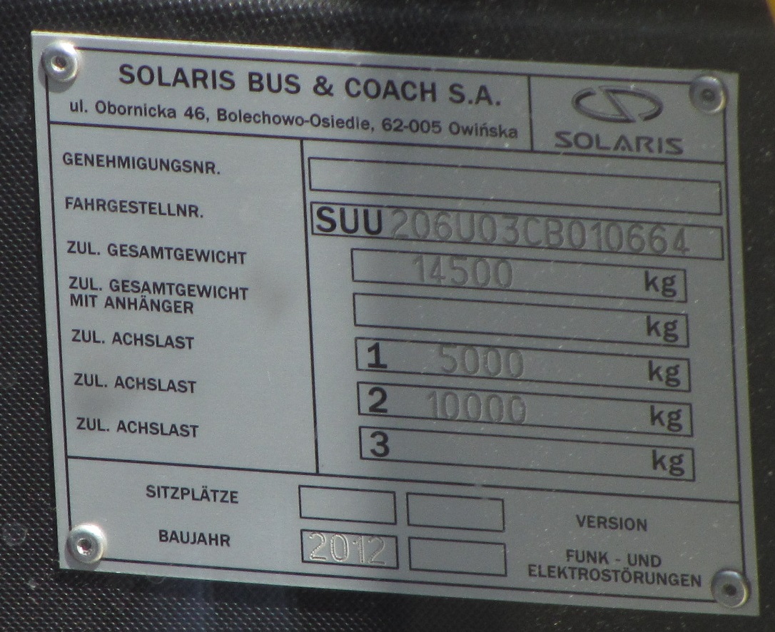 Solaris Urbino 8,9 LE #LDK-WV 433